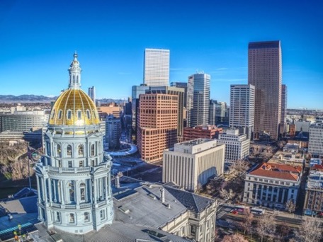Denver Colorado skyline — local web hosting and SEO company