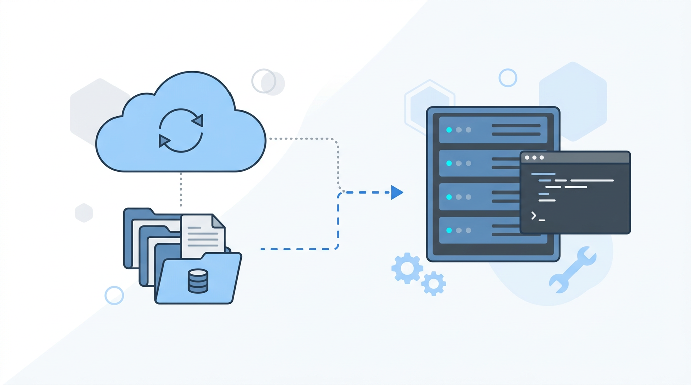 Backup and server preparation for website migration